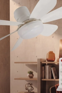 LED Tavan Vantilatörü - Avize - 52 cm - Zaman Ayarlı - Uzatma Duy Aparatlı