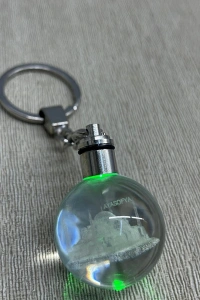 Ledli Ayasofya Tasarımı Kristal Anahtarlık