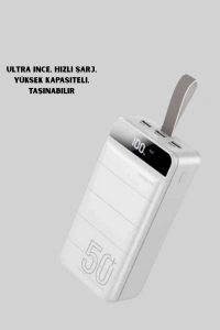 Lightning ve Type-C Girişli 50000mAh Powerbank