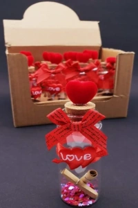 Love Kalpli Dilek Şişesi