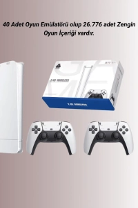 M15 Retro Konsol – 20.000 Oyunlu, Çift Gamepadli, 4K HDMI