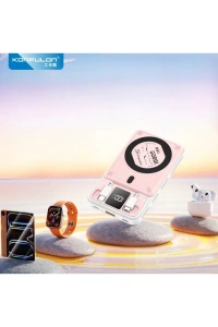 M25W 10.000 mAh 20W PD Magsafe Powerbank - Pembe