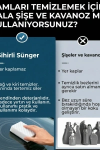 Magic Eraser Araç Cam Yağ Filmi Temizleme Süngeri