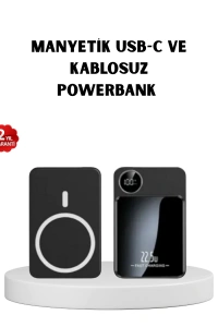 MagSafe Uyumlu Powerbank 20W PD 15W