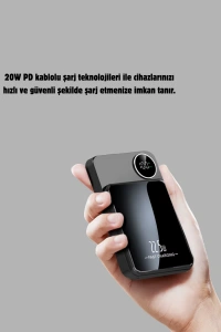 MagSafe Uyumlu Powerbank 20W PD 15W