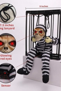 MAHKUM GÖRÜNÜMLÜ KURU KAFA İSKELET