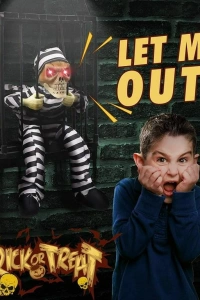 MAHKUM GÖRÜNÜMLÜ KURU KAFA İSKELET