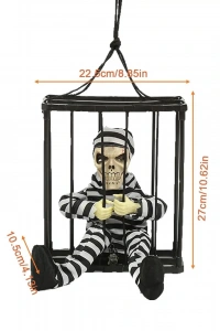 MAHKUM GÖRÜNÜMLÜ KURU KAFA İSKELET