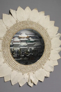 Makrome Duvar Aynası Model 1