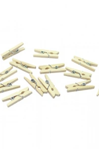 Mandal Mini Ahşap Mandal (10 Adet)