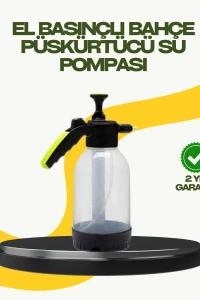 Manuel Basınçlı Köpük Püskürtücü Ayarlanabilir Nozullu 2 Litre Araba Yıkama