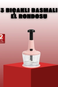 Manuel Sebze Rondosu Pratik Bas Kes Doğrayıcı