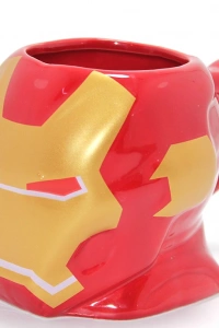 Marvel Iron Man Kabartmalı Kask Tasarımlı Kupa Bardak