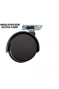 MASA AYAĞI 6CM KİLİTSİZ 4 ADET