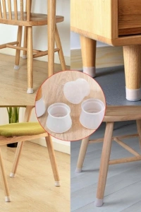 Masa Sandalye Ayak Koruyucu 12 Adet