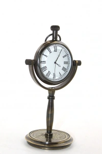 Masa Üstü Pirinç Saat Model 1