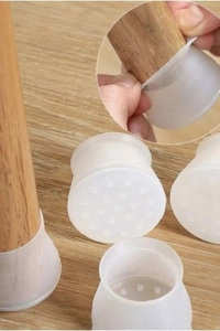 Masa Ve Sandalye Ayak Koruyucu Silikon 12 Adet