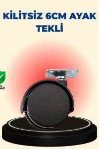 Masa ve Sehpa İçin 6 cm Kilitsiz Ayak Tekli