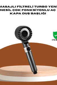 Masaj Fonksiyonlu Filtreli Duş Başlığı Dayanıklı Yapı