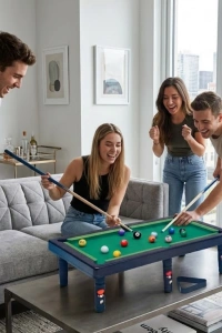 Masaüstü Bilardo Seti 5 Yaş Üzeri Çocuklar İçin Eğitici Oyuncak