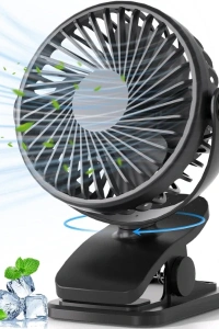 Masaüstü Şarjlı Klipsli Portatif Fan