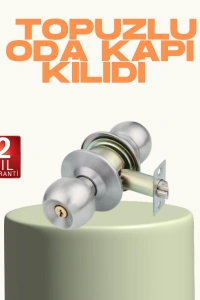 Mat Renk Topuzlu Kapı Kilidi – Giriş Tipi