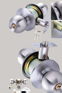 Mat Renk Topuzlu Kapı Kilidi – Giriş Tipi