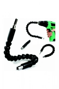 Matkap Ucu - Bükülebilir Oynar  Vidalama Bits Uzatma Aparatı 30Cm - Komple Set
