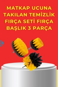 Matkap Ucu Temizlik Aparatı 3’lü Fırça Seti
