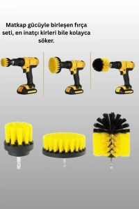 Matkap Ucu Temizlik Aparatı 3’lü Fırça Seti