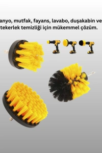 Matkap Ucu Temizlik Fırçası Seti Ev ve Araç İçin