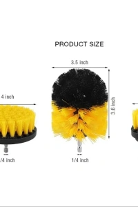 Matkap Ucuna Takılan Temizlik Fırça Seti