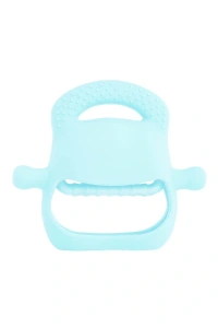 Mavi Bebek Silikon Diş Kaşıyıcı