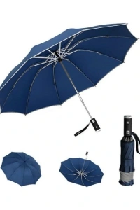 Mavi El Fenerli Şemsiye