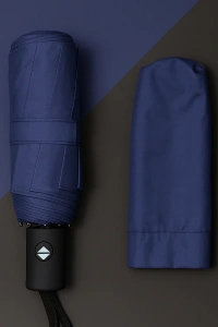 Mavi Kılıflı Otomatik Kompakt Şemsiye