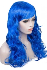 Mavi Renk Parti Peruğu