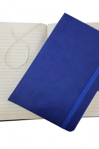 Mavi Renk Termo Deri Defter