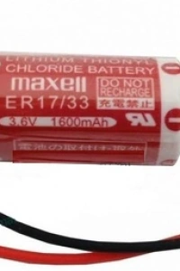 Maxell ER17/33 3.6V 2/3A Size Lithium Pil - Kahverengi Soket