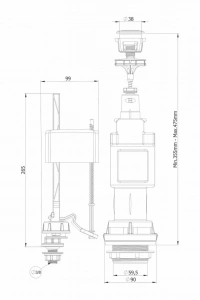 Mega 3008 Basmalı Rezarvuar İç Takımı