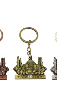 Metal Ayasofya Anahtarlık