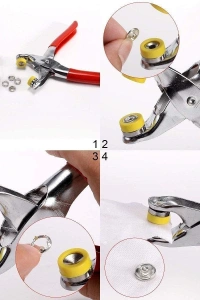 Metal Çıtçıt Pensesi ve Düğme Seti