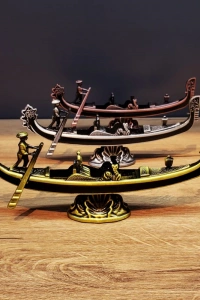 Metal Dekoratif Venedik Kayık