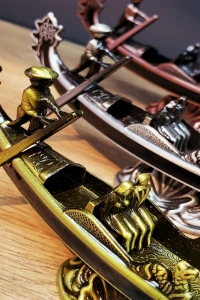 Metal Dekoratif Venedik Kayık