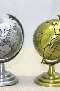 Metal Dünya Küre Model 2