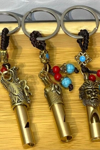 Metal Figürlü Düdük Anahtarlık