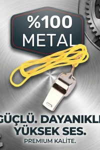 Metal Ipli Hakem ve Deprem Düdüğü (24lü)