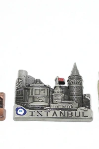 Metal İstanbul Temalı Yöresel Magnet Model 3