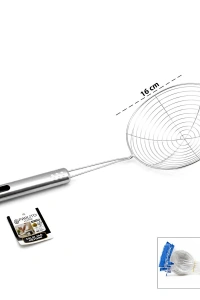Metal Kevgir - Paslanmaz Çelik - 16 cm