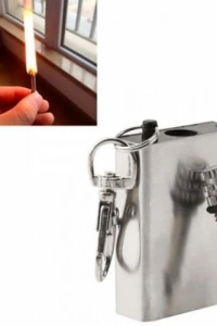 Metal Kibrit Anahtarlık