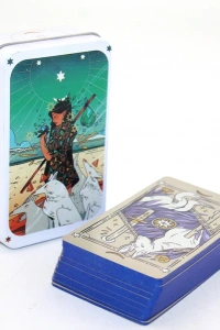 Metal Kutulu Tarot Kartı White Numen